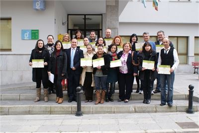  Concluye el curso del Consorcio Vega-Sierra Elvira que ha formado a 15 alumnos en Atención a enfermos de Alzheimer