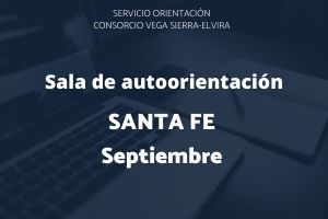 programación en septiembre de la sala de autoorientación de santa fe