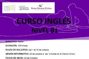 nuevo curso de inglés en el municipio de Atarfe, Granada