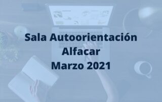 Programación para marzo de la sala de autoorientación de Alfacar