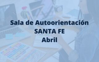 programación de la sala de autoorientación de santa fe en abril