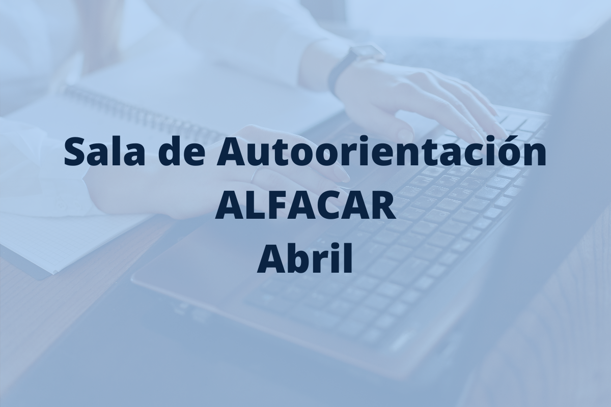 programación sala de autoorientación Alfacar en abril