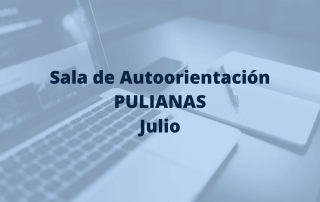 sala de autoorientación de Pulianas en el mes de julio