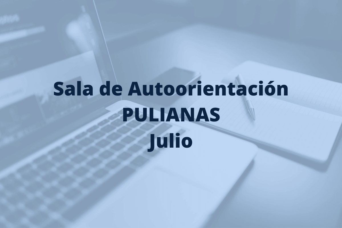 sala de autoorientación de Pulianas en el mes de julio