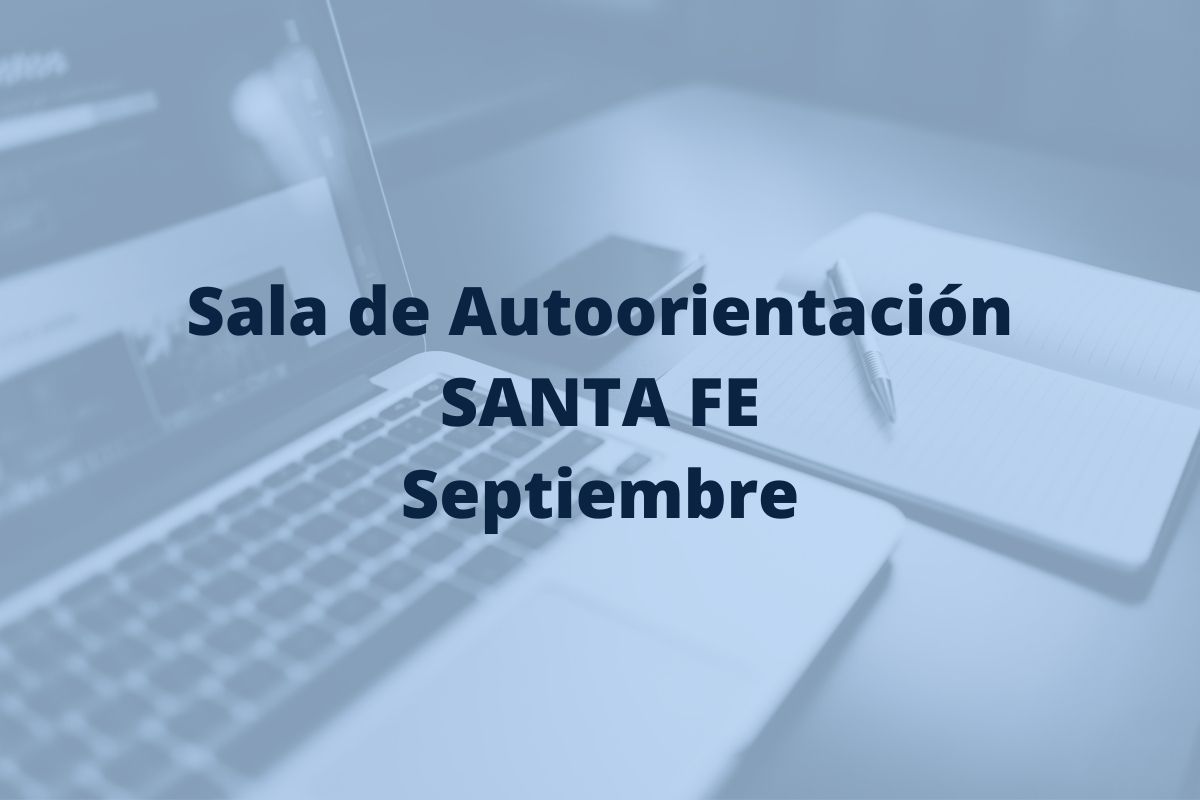 sala autoorientación de Santa Fe en septiembre